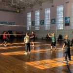 Прошли соревнования по волейболу