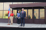 В с. Баган прошёл автопробег, посвященный Дню Государственного флага