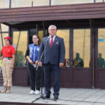 В с. Баган прошёл автопробег, посвященный Дню Государственного флага