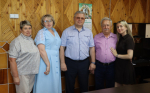 Глава района поздравил с юбилеем Ивана Ивановича Лугина